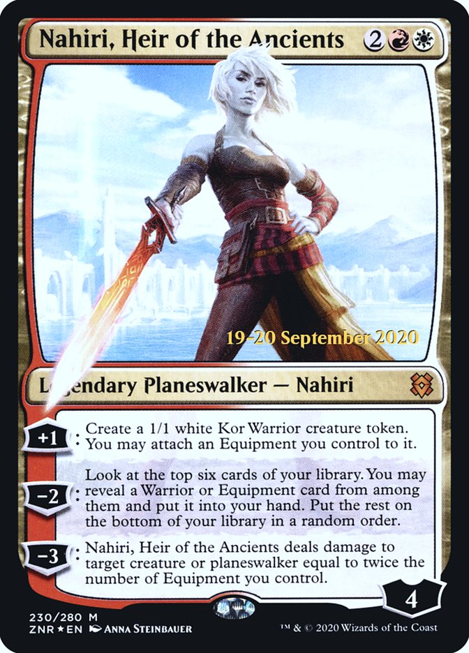 Nahiri, héritière des anciens [Promos d'avant-première de l'Éveil de Zendikar]