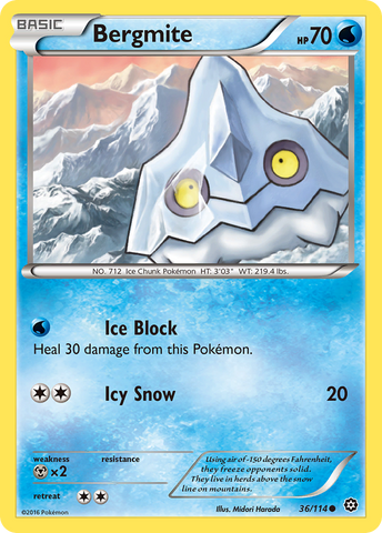 Bergmite (36/114) [XY: Asedio de Vapor]