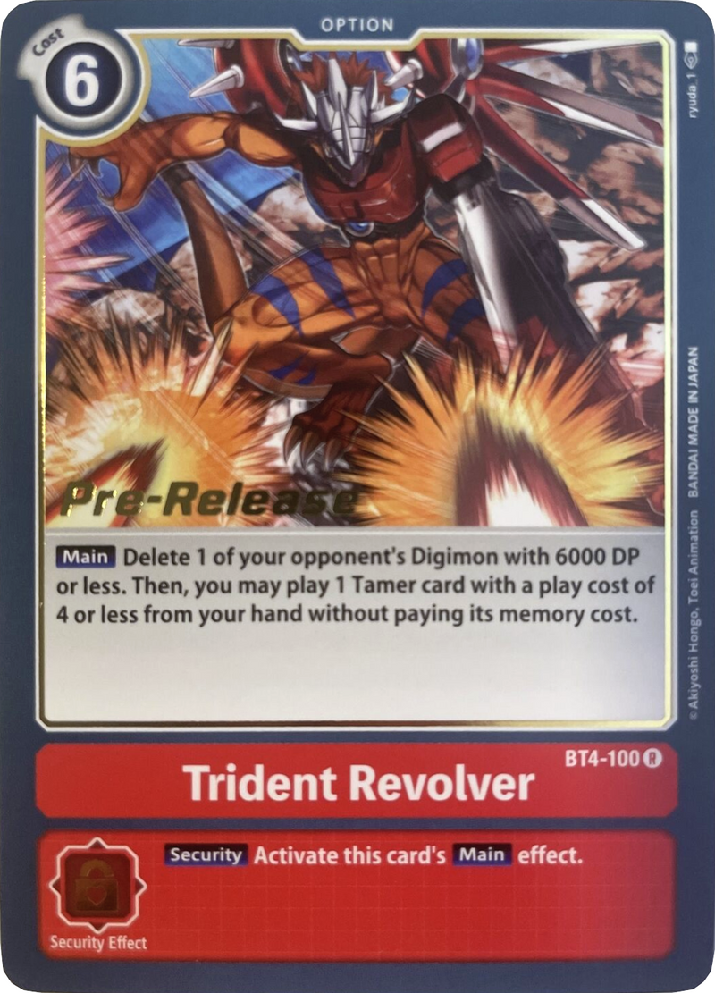 Revólver Trident [BT4-100] [Promos de Prelanzamiento Great Legend]