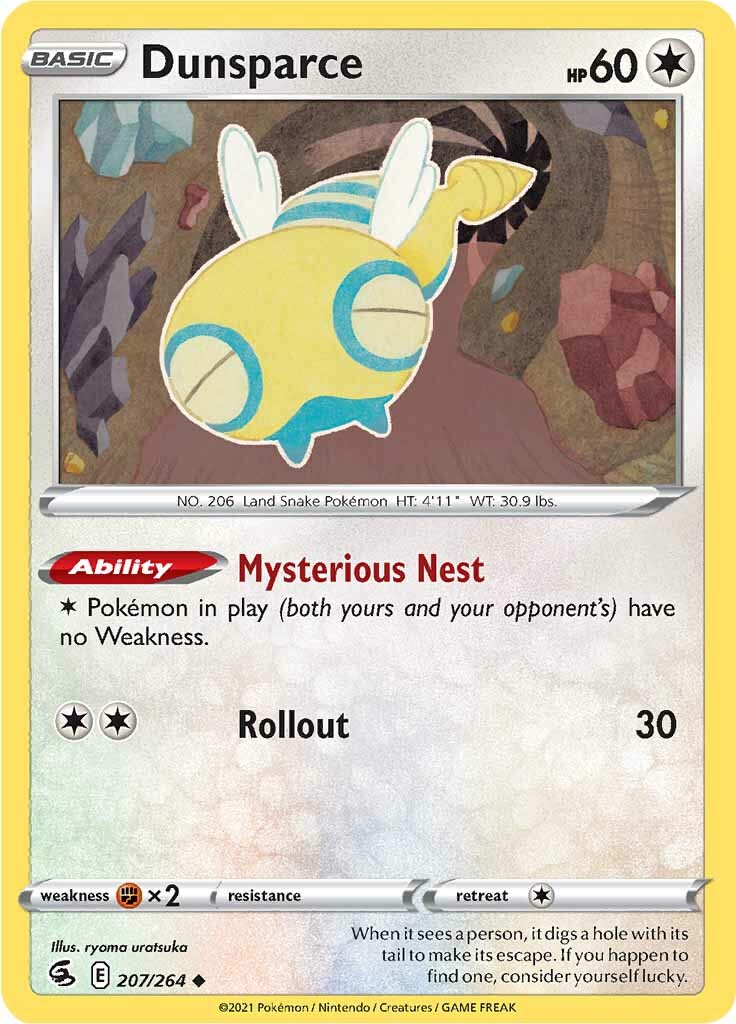 Dunsparce (207/264) [Espada y Escudo-Golpe Fusión]