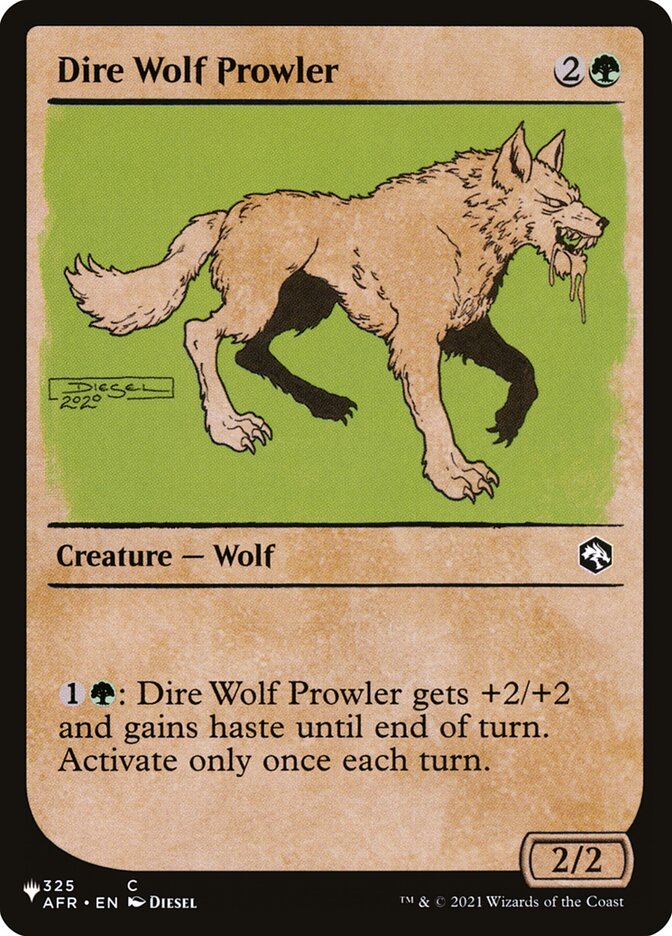 Traqueur loup sinistre (Présentation) [La Liste]