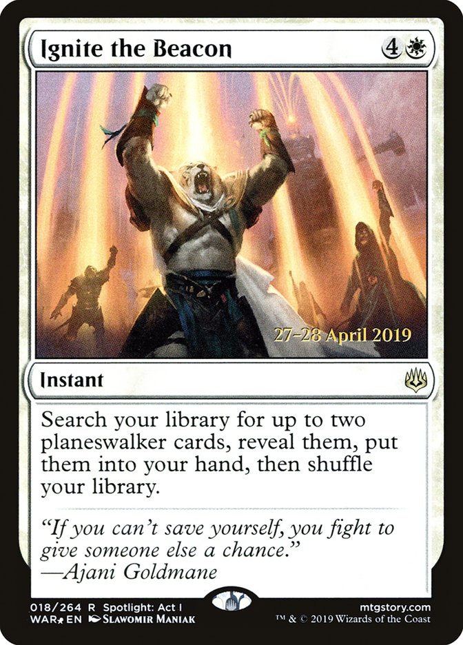 Allumer la balise [Promos d'avant-première La Guerre des planeswalkers]