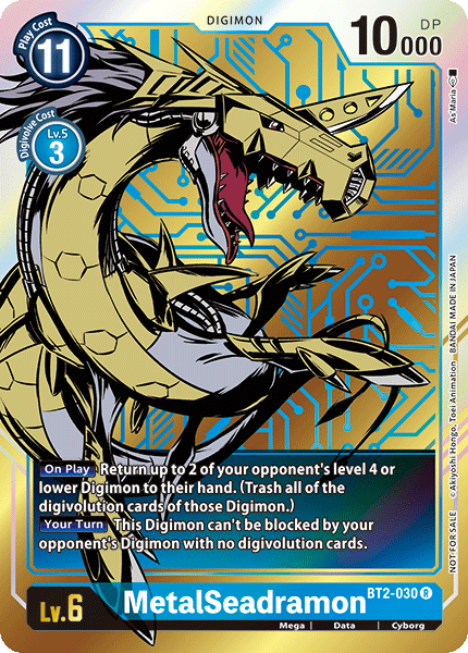 MetalSeadramon [BT2-030] (Dash Pack) [Promos de la versión 1.0 del sobre especial de lanzamiento]