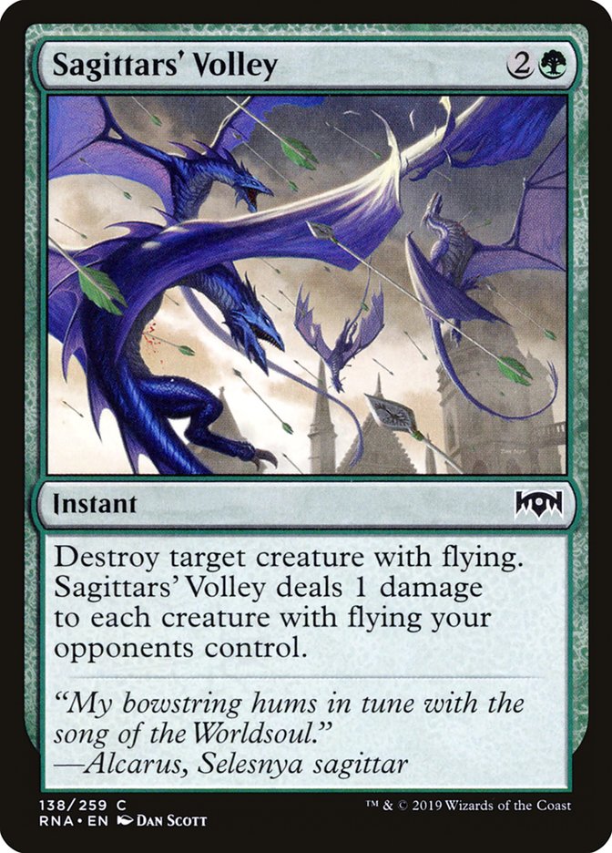 Salve des Sagittaires [Allégeance de Ravnica]