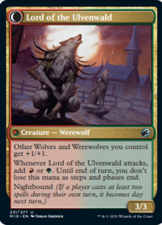 Naturaliste de Kessig // Seigneur de l'Ulvenwald [Innistrad: Chasse de Minuit]