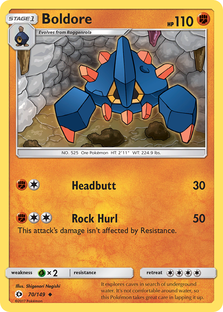 Gigalithe (70/149) [Soleil et Lune : Set de Base]