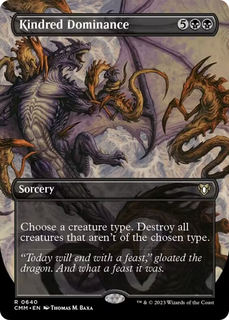 Domination des êtres chers (Illustration alternative sans bordure) [Commander Masters]
