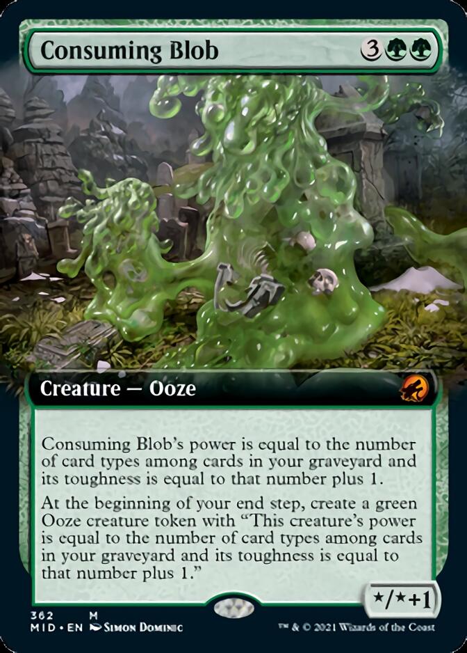 Consuming Blob (Extended Art) [Innistrad : Chasse de Minuit]