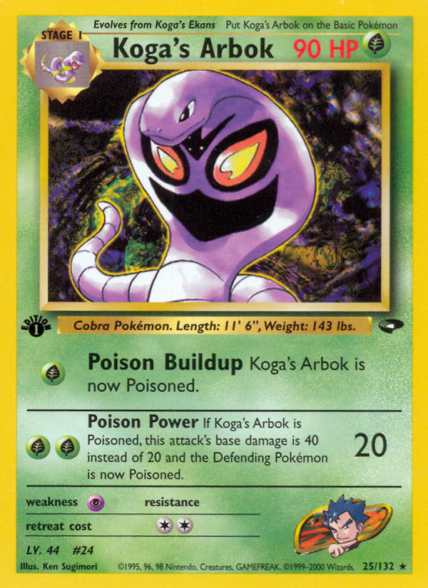 Arbok de Koga (25/132) [Défi de l'arène Édition 1]