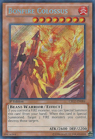Colosse Feu de Joie [CBLZ-FR084] Secret Rare