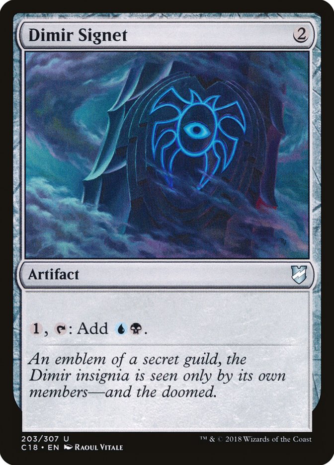 Cachet dimir [Commander 2018]