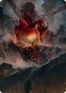 Carte artistique Dragon Rouge [Donjons & Dragons : Aventures dans les Royaumes Oubliés - Série artistique]