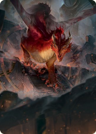 Carte artistique Dragon Rouge [Donjons & Dragons : Aventures dans les Royaumes Oubliés - Série artistique]