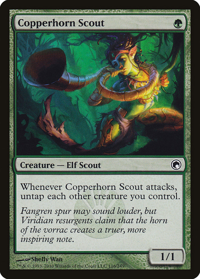 Éclaireuse de Cornecuivre [Cicatrices de Mirrodin]