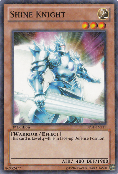 Shine Knight [BP01-SP217] Rara Starfoil