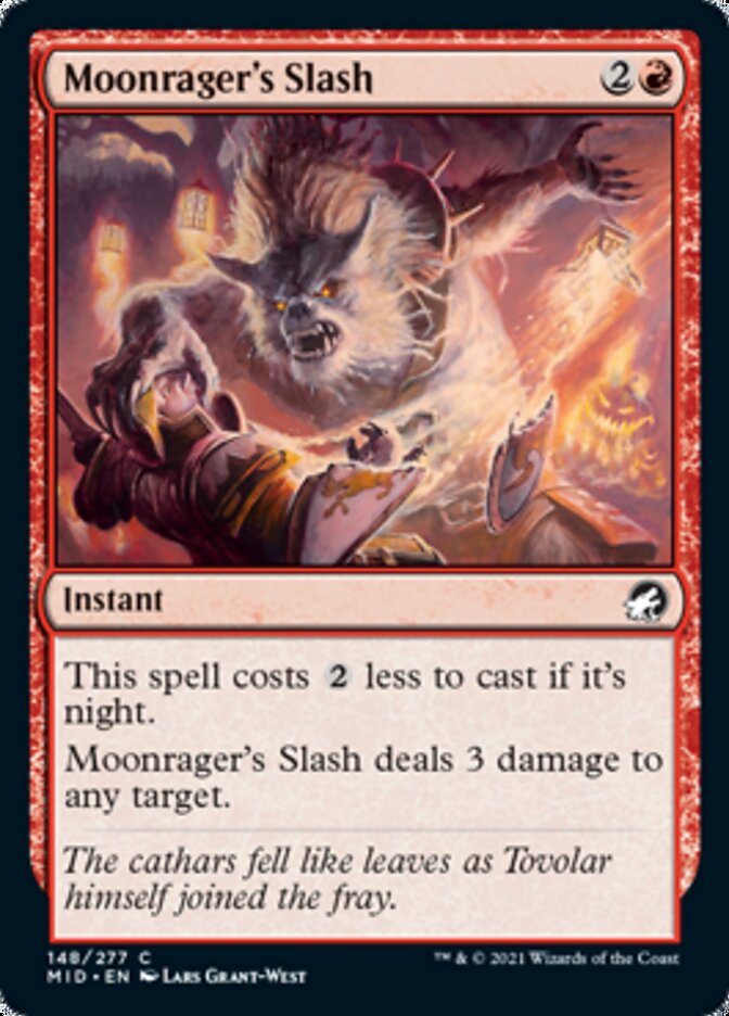 Coup de griffe du courroucé lunaire [Innistrad : Chasse de minuit]
