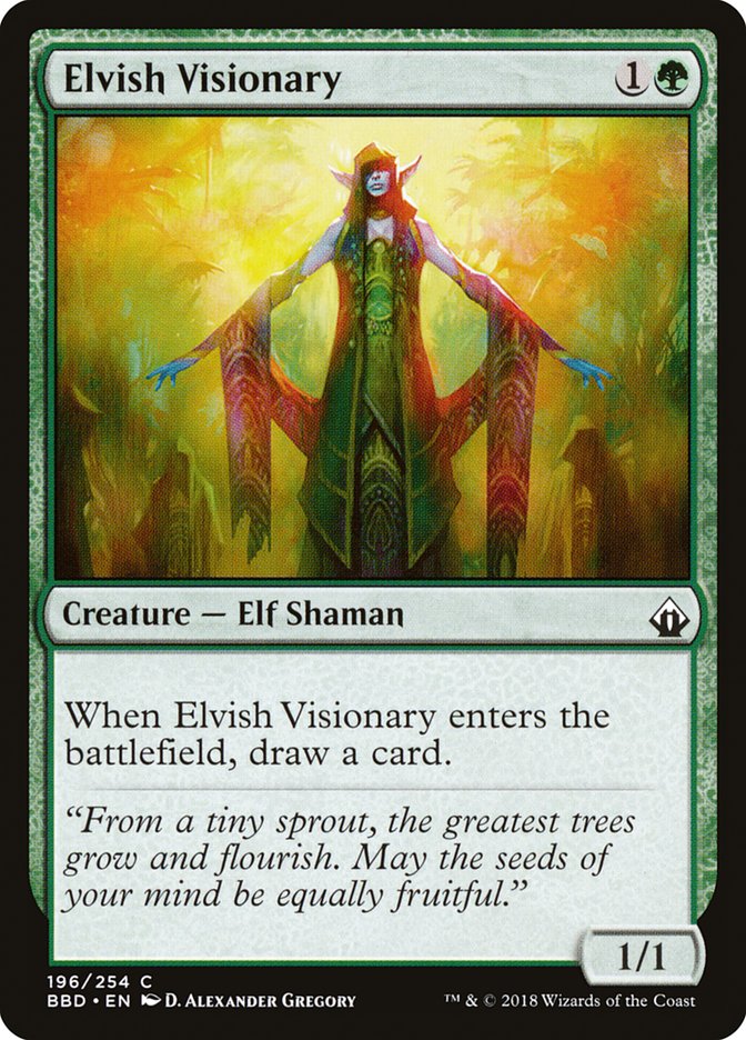 Visionnaire elfe [Battlebond]