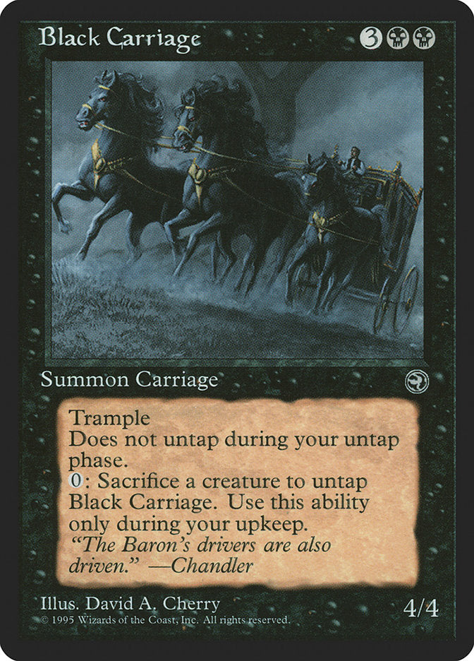 Carrosse Noir [Homelands]