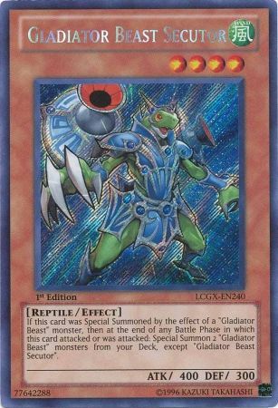 Bête Gladiateur Secutor [LCGX-FR240] Secret Rare