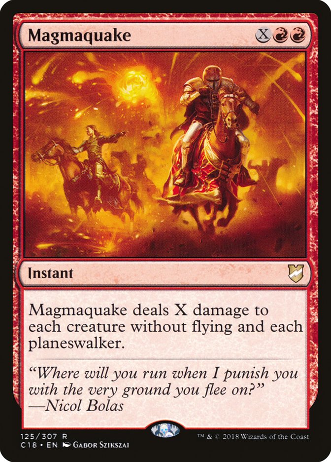 Séisme magmatique [Commander 2018]