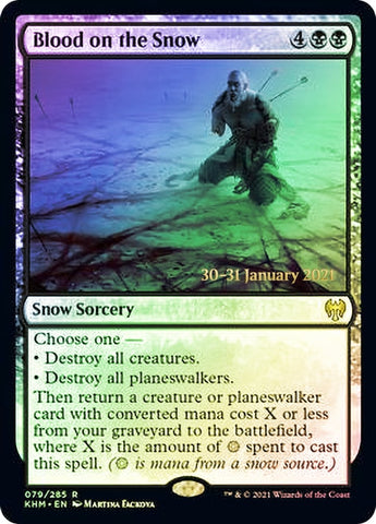 Sangre sobre la Nieve [Promos de Prelanzamiento de Kaldheim]