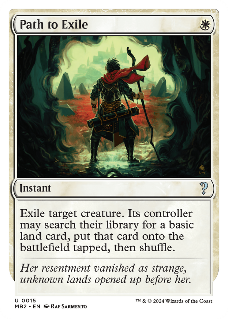 Chemin vers l'exil (Cadre blanc) [Mystery Booster 2]