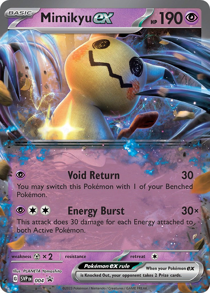 Mimikyu ex (004) [Escarlata y Púrpura: Black Star Promos]