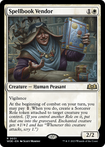 Vendedor de grimorios [Wilds of Eldraine]