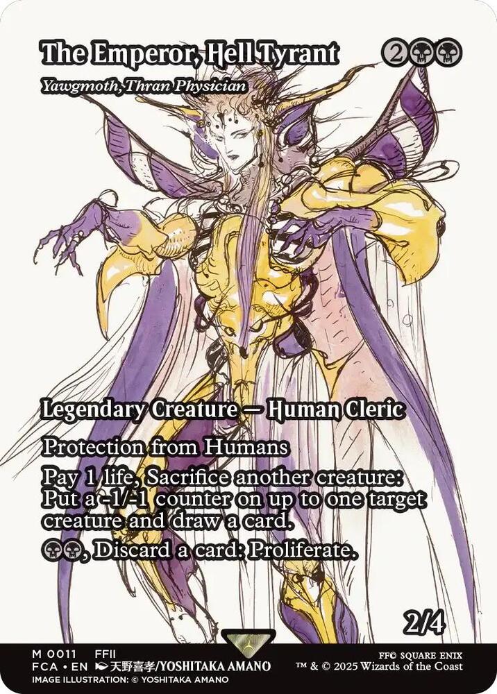 L'Empereur, Tyran des Enfers - Yawgmoth, médecin thran (Présentation) [FINAL FANTASY : À travers les âges]