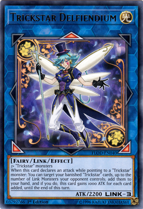 Trickstar Delfiendium [FLOD-EN040] Rara