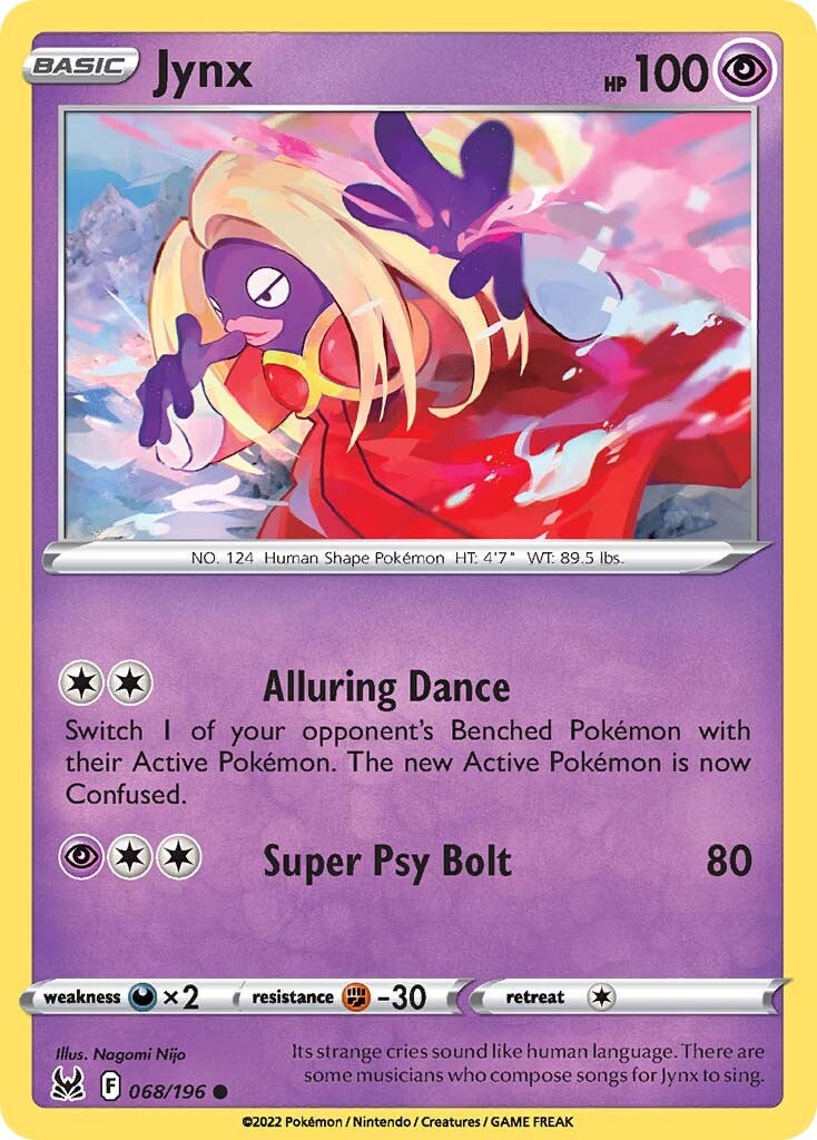 Jynx (068/196) [Espada y Escudo: Origen Perdido]