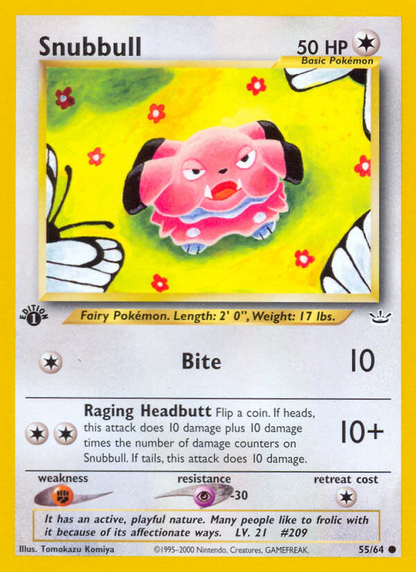 Snubbull (55/64) [Néo Révélation 1ère édition]