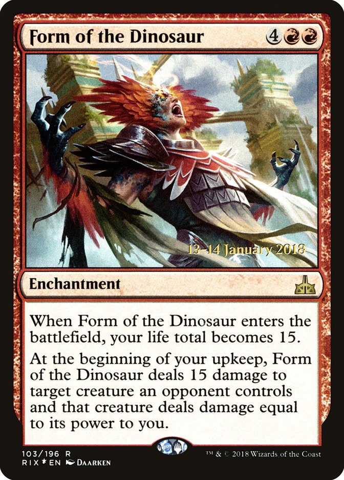 Forme du dinosaure [Promos avant-première Rivals of Ixalan]