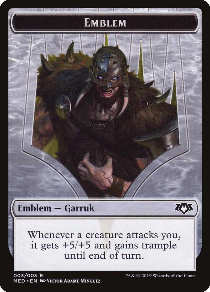 Garruk, depredador ápice Emblema [Fichas Edición Mítica]