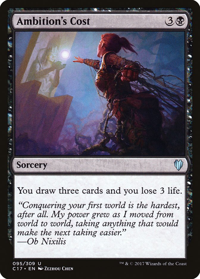 El coste de la ambición [Commander 2017]