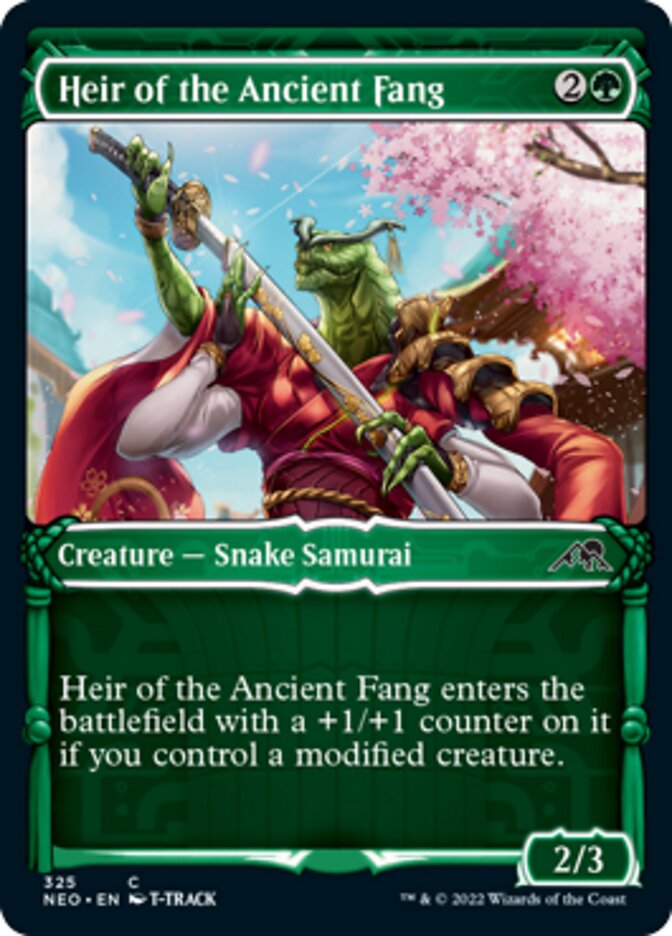 Héritier de la Croc antique (Samouraï d'honneur) [Kamigawa: Dynastie Néon]