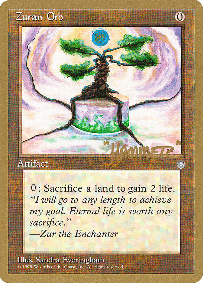 Orbe de Zuran (Shawn « Hammer » Regnier) [Pro Tour Collector Set]