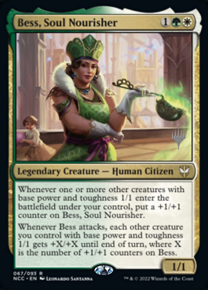 Bess, pourvoyeuse d'âmes (Pack promo) [Promos Commander — Les rues de la Nouvelle-Capenna]