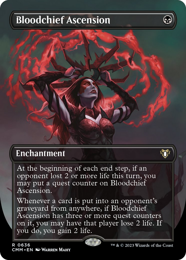 Ascension de la matriarche sanguine (Illustration alternative sans bordure) [Commander Masters]