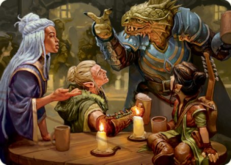 Carte artistique Vous vous rencontrez dans une taverne [Dungeons & Dragons: Adventures in the Forgotten Realms Art Series]