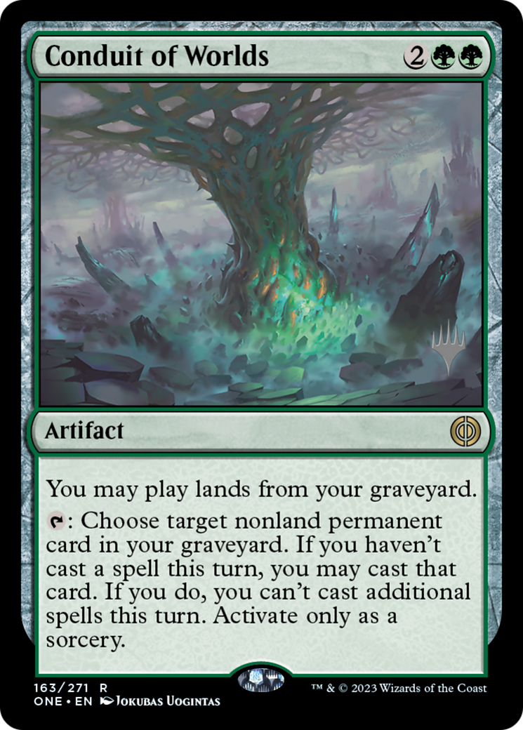 Conduit des Mondes (Pack promo) [Phyrexia : Tous seront un (Promos)]