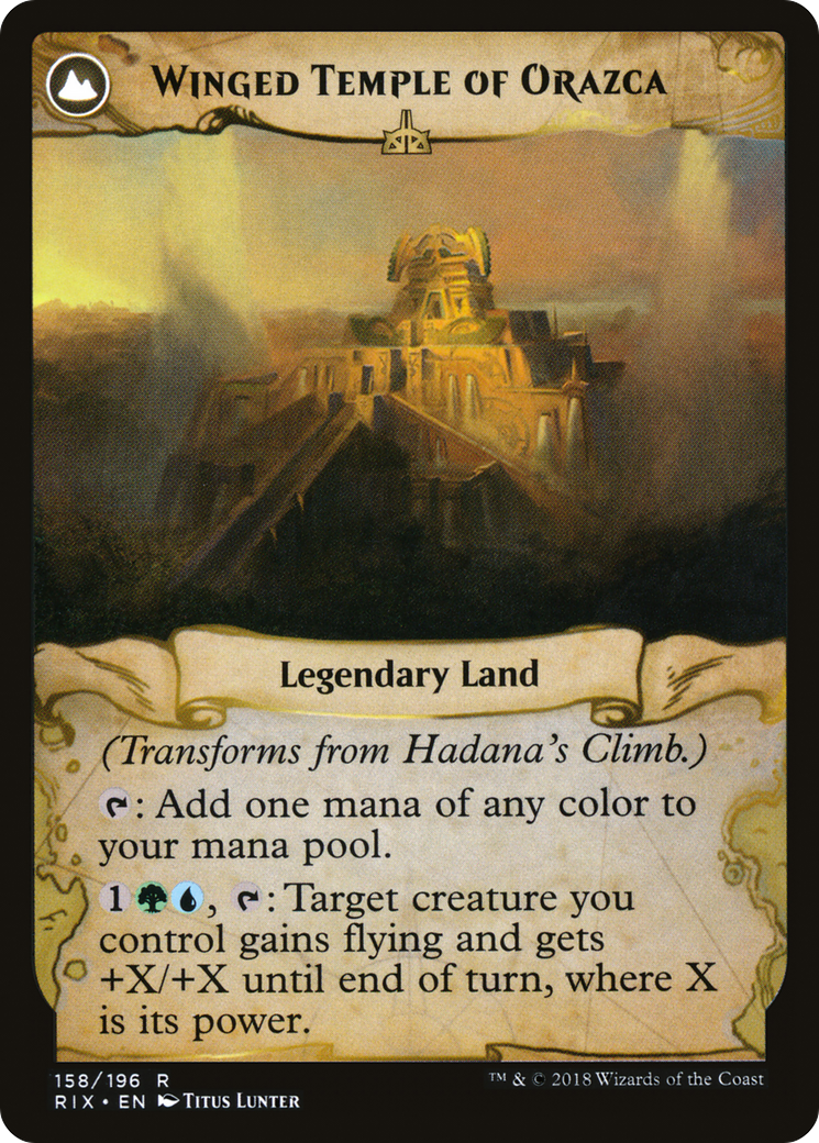 L'ascension d'Hadana // Temple ailé d'Orazca [Secret Lair : De la mignonnerie à la brute]