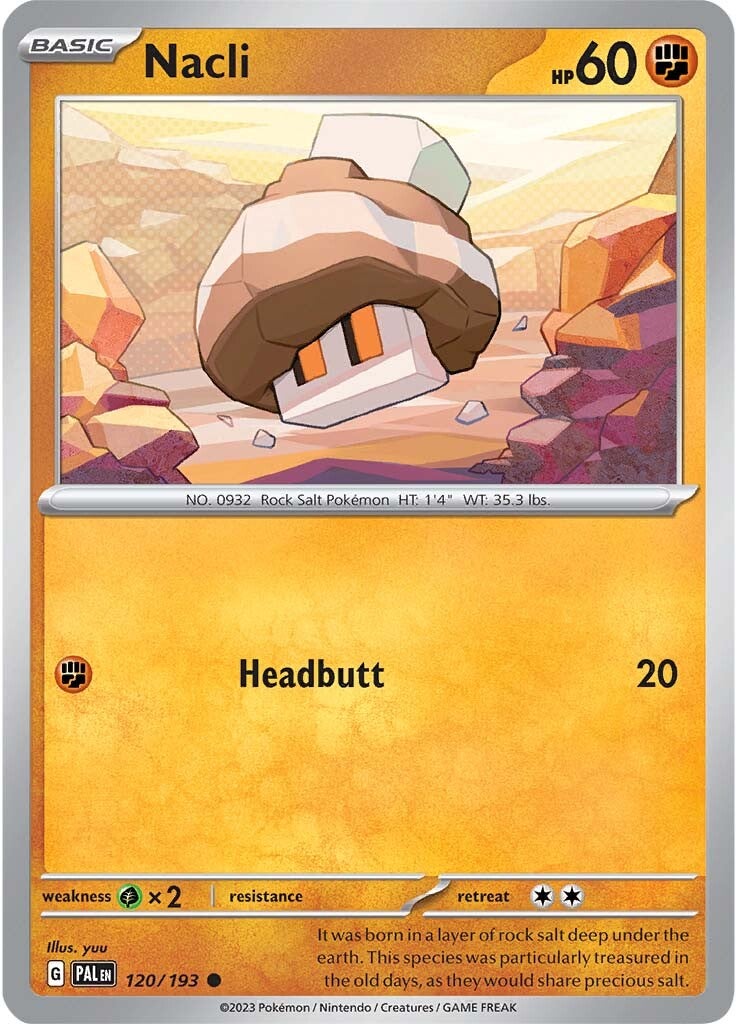 Nacli (120/193) [Escarlata y Púrpura: Evolución en Paldea]