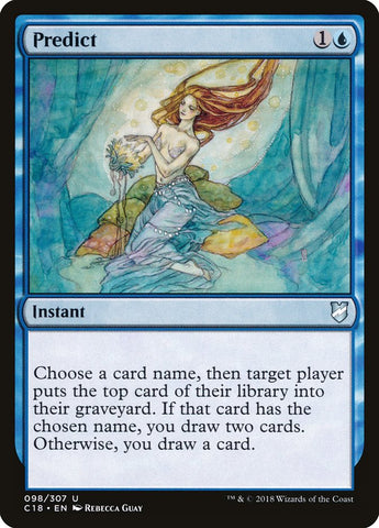 Prédire [Commander 2018]