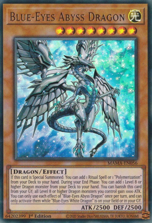 Dragon abyssal aux Yeux bleus [MAMA-FR056] Ultra Rare