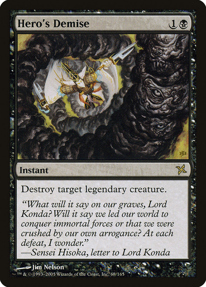 La Disparition du héros [Betrayers of Kamigawa]