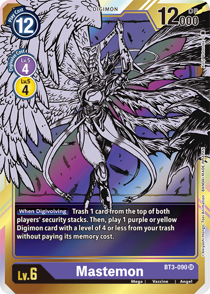 Mastemon [BT3-090] (Arte Alternativo) [Lanzamiento de Booster Especial Ver.1.5]