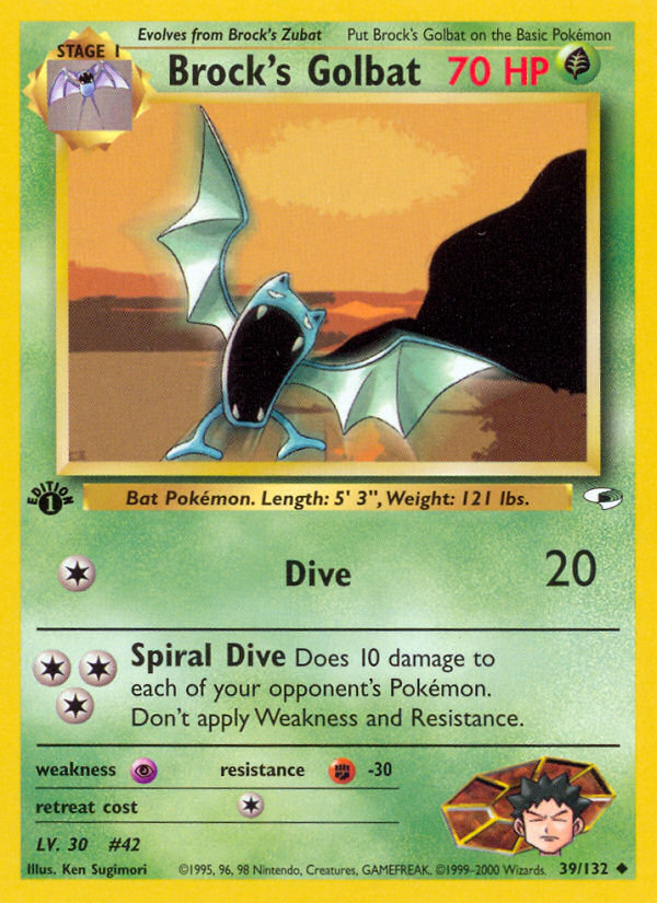 Golbat de Pierre (39/132) [Heroes des Arènes 1ère Édition]