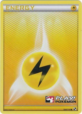 Énergie Éclair (108/114) (Promo Play Pokémon) [Noir & Blanc : Set de Base]
