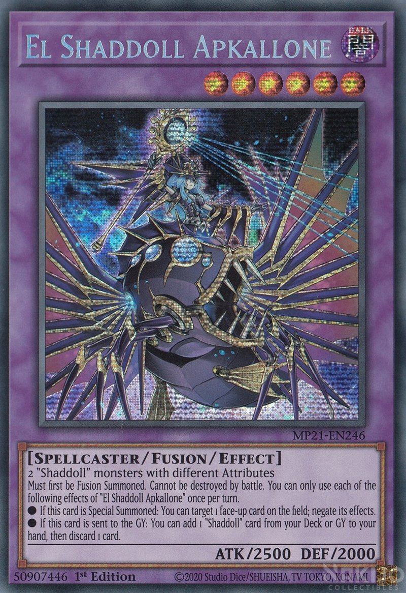 El Shaddoll Apkallone [MP21-FR246] Prismatic Secret Rare